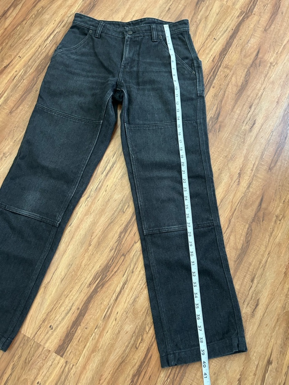 Patagonia Iron Forge Double Knee Pants Black Hemp Workwear Outdoors Womens Sz 6 - Picture 9 of 11